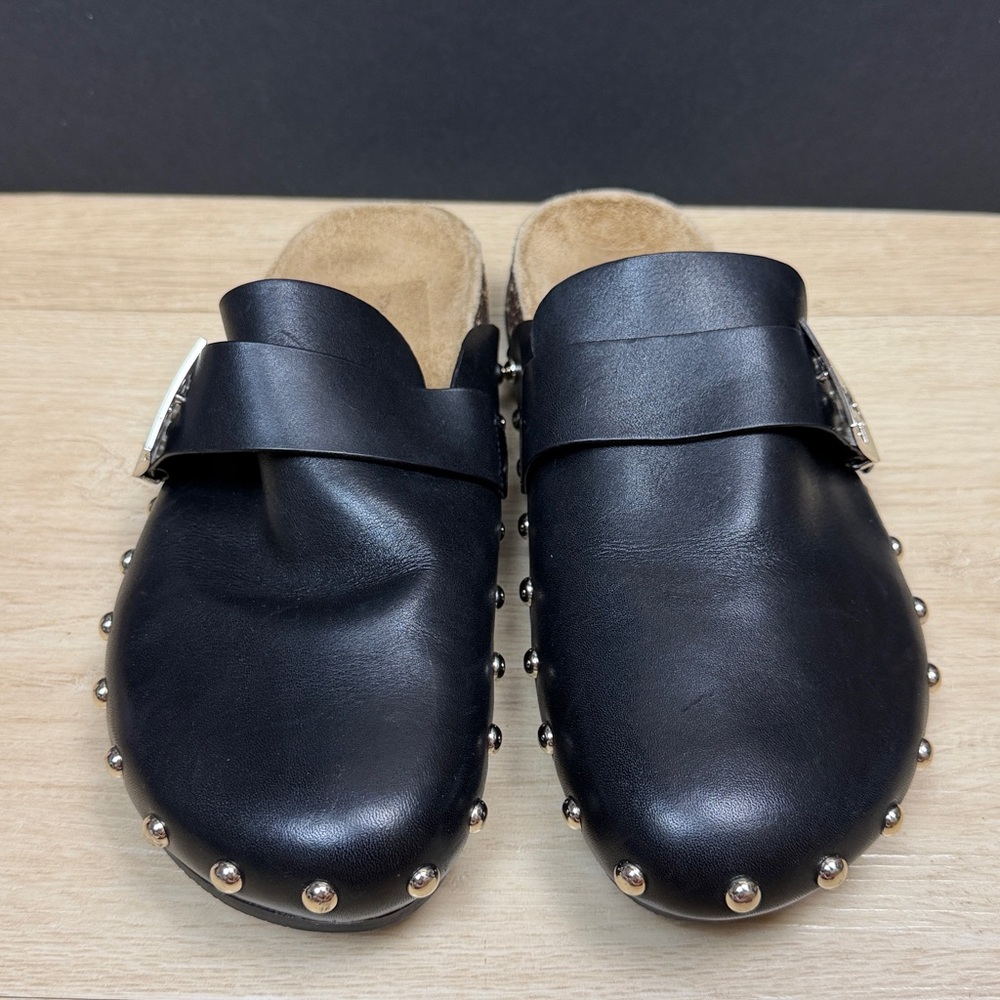 Tory Burch Mellow Stud Mule (Women) black/silver, SIZE 7 1/2 US - Picture 6 of 12